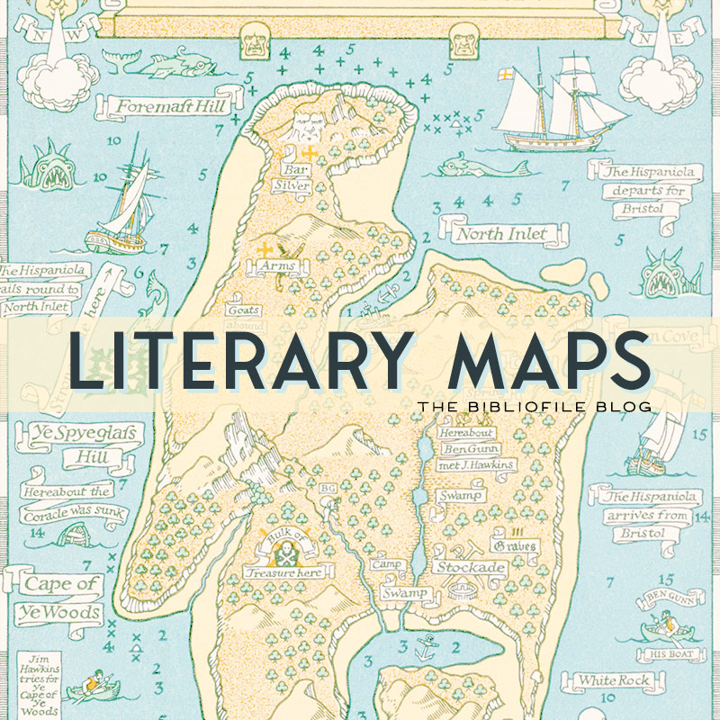 25 Beautiful Literary Maps for Book Lovers