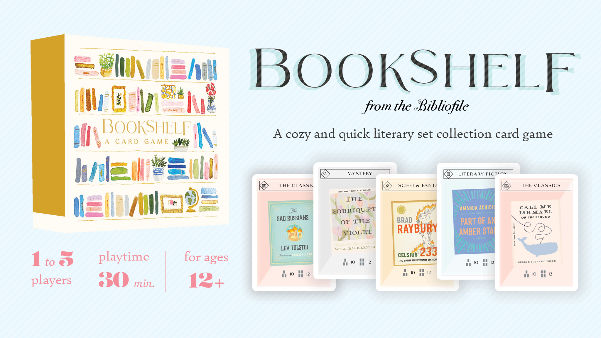 Bookshelf -- A literary set collection game