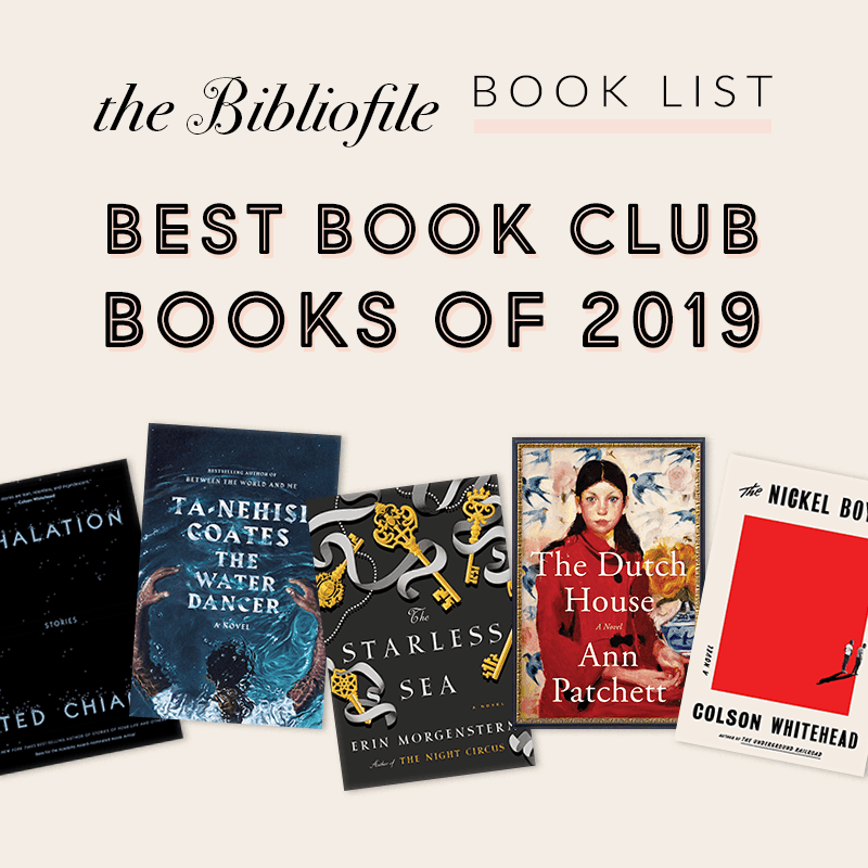 20 Best Book Club Books for 2019 - The Bibliofile