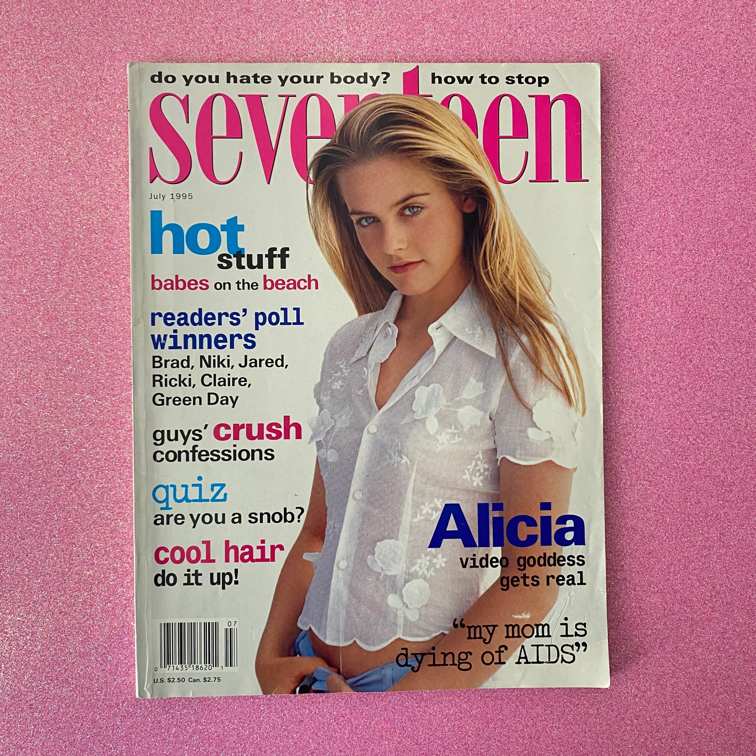 July 1995 Issue of Seventeen Magazine