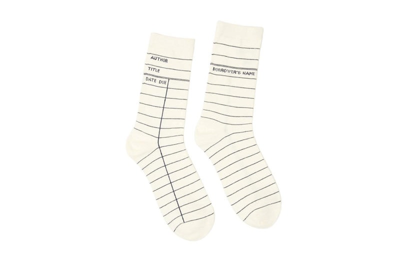 library card socks gifts for book lovers under 12 best literary gifts stocking stuffers holiday gift ideas gift guide