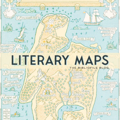 25 Beautiful Literary Maps for Book Lovers - The Bibliofile