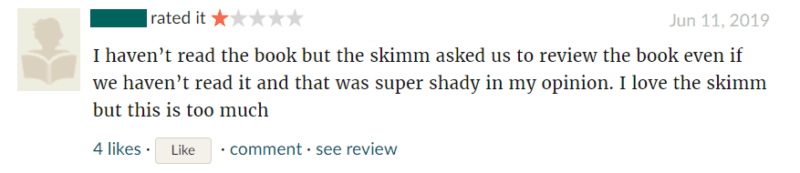 how to skimm your life review