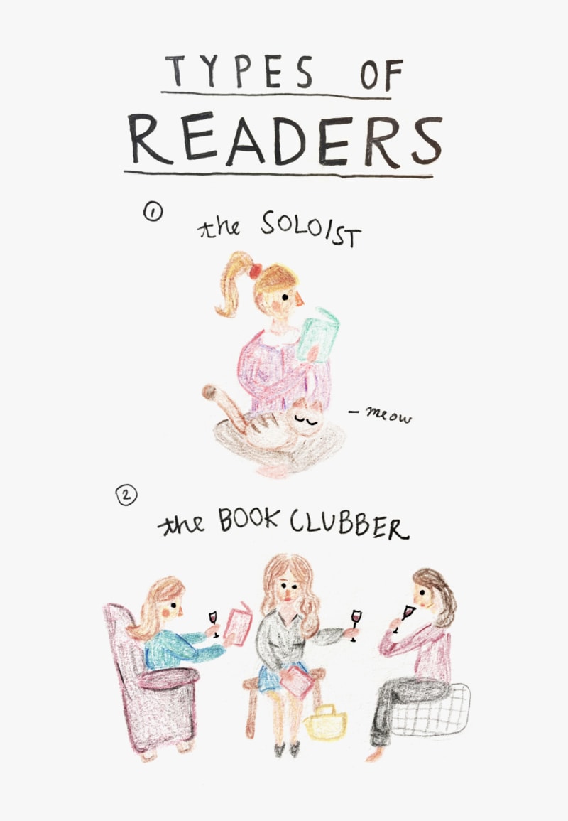 reading readers illustration book club