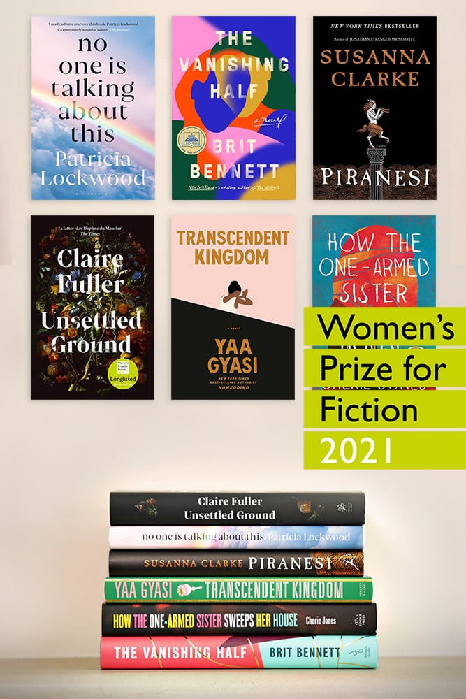 women's prize shortlist 2021 longlist winner books